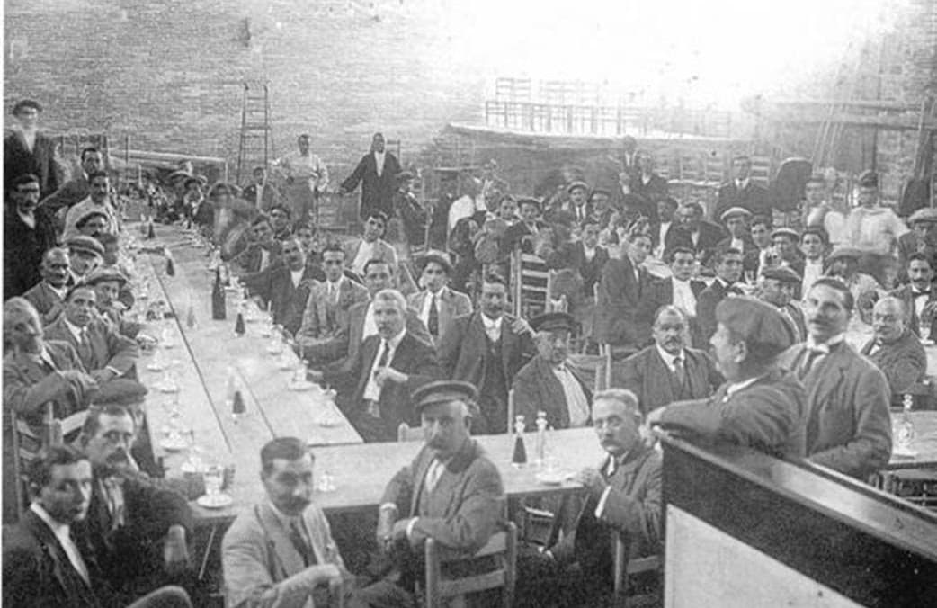 Celebració del banquet de la coberta
